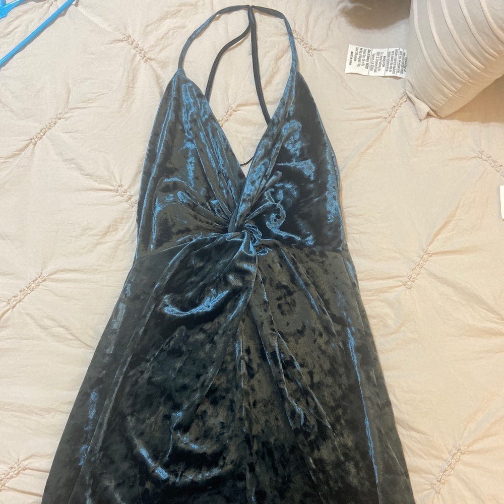 Velvet Blue Zara Dress